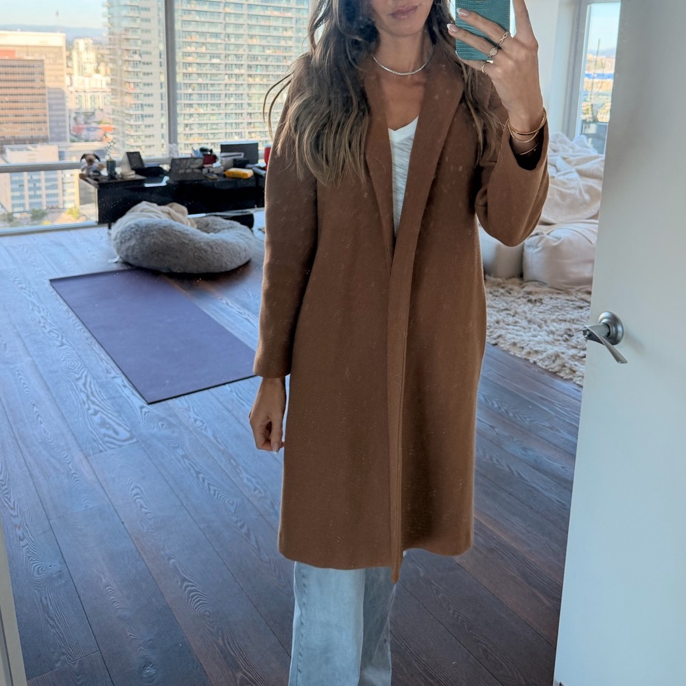 Zara Camel coat size S